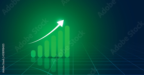grafico, freccia, economia, finanza, 