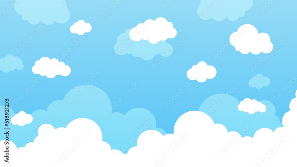 Sky background vector Illustration