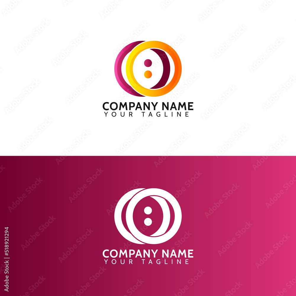 Logo gradient circle vector illustration Logo gradient circle vector illustration