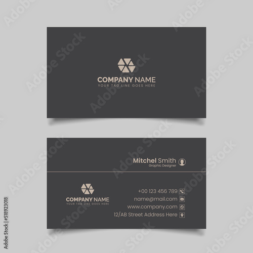 Creative Modern Business Card Template With Clean Design
