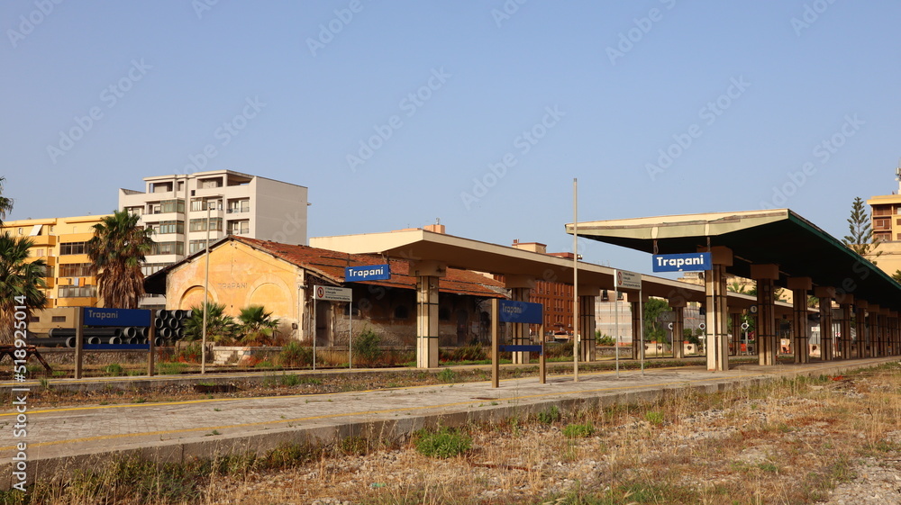 Trapani, Sicily (Italy): Trapani Rail Station Trapani, Sicily (Italy): Trapani Rail Station
