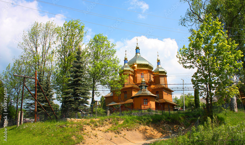 New church Nativity of the Virgin in Vorokhta, Ukraine New church Nativity of the Virgin in Vorokhta, Ukraine