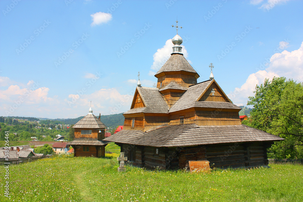 Church Nativity of the Virgin in Vorokhta, Ukraine
Church Nativity of the Virgin in Vorokhta, Ukraine