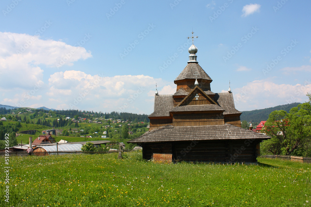 Church Nativity of the Virgin in Vorokhta, Ukraine
Church Nativity of the Virgin in Vorokhta, Ukraine