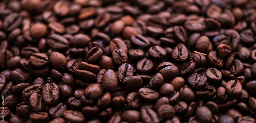 Fototapeta premium Coffee beans background