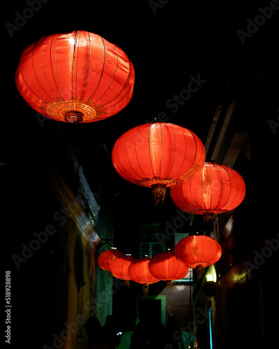 chinese lanterns at night  © Pedro