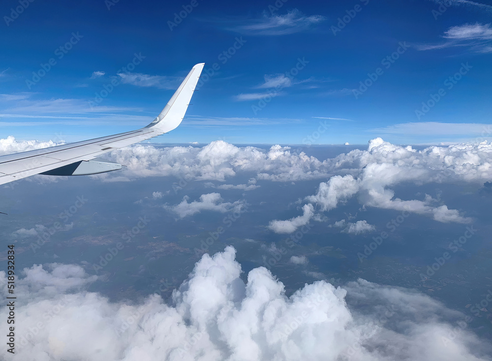 Airplane Window View on Clouds 7 Airplane Window View on Clouds 7
