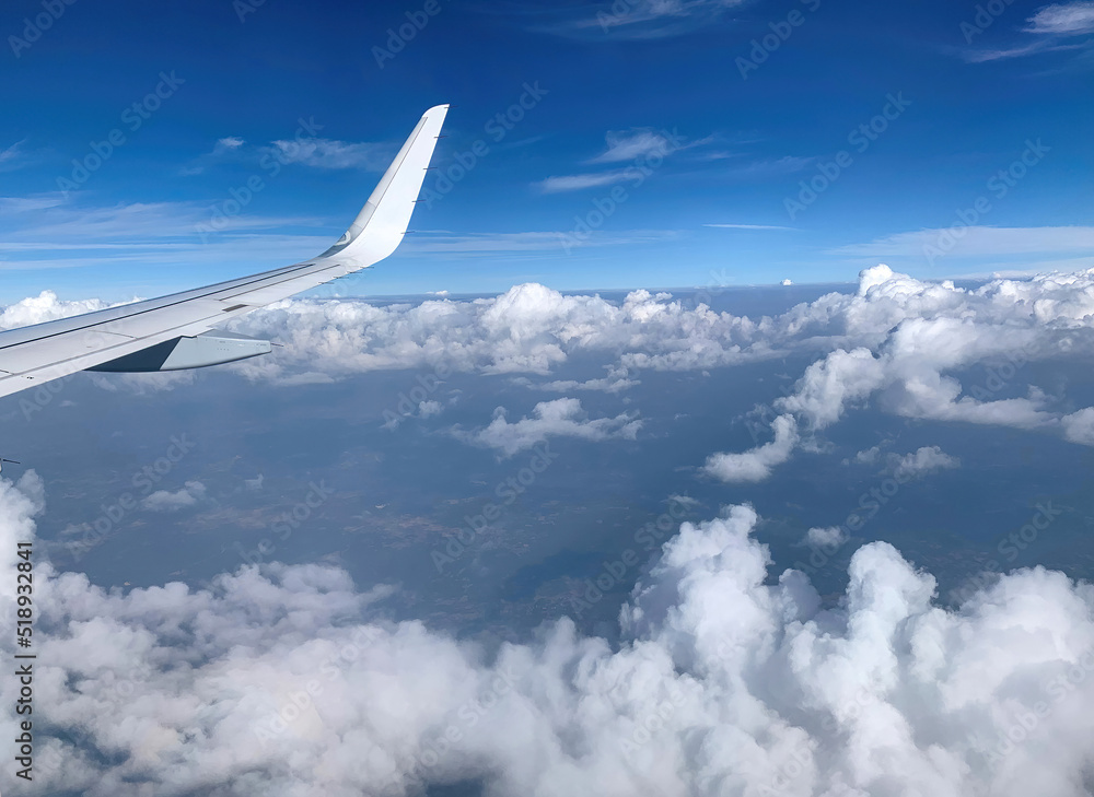 Airplane Window View on Clouds 8 Airplane Window View on Clouds 8