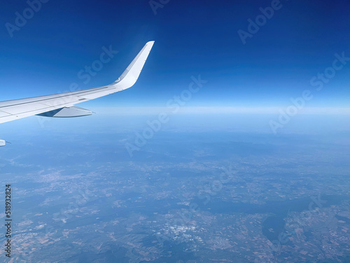 Airplane Window View on Earth 4