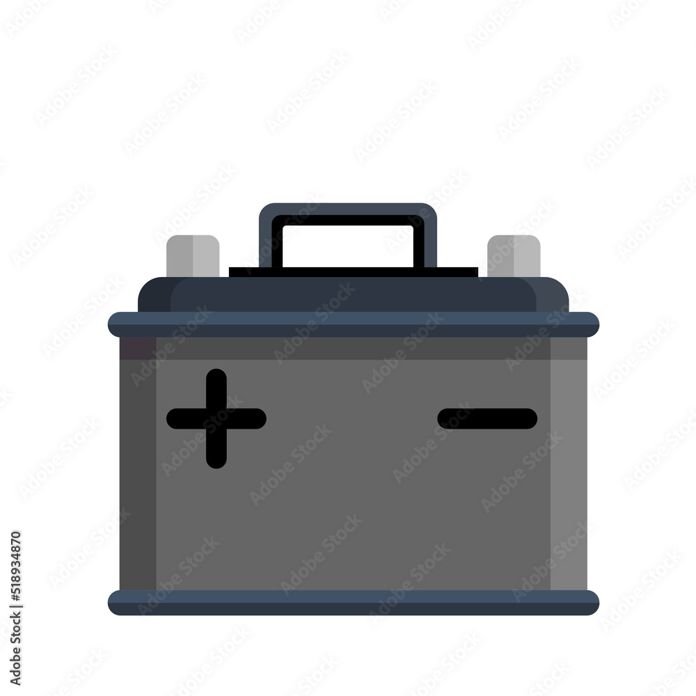 Car battery icon isolated on white background. Energy storage battery and electricity storage battery. Rechargeable battery auto parts power supply in flat style. jpeg image illustration
Car battery icon isolated on white background. Energy storage battery and electricity storage battery. Rechargeable battery auto parts power supply in flat style. jpeg image illustration