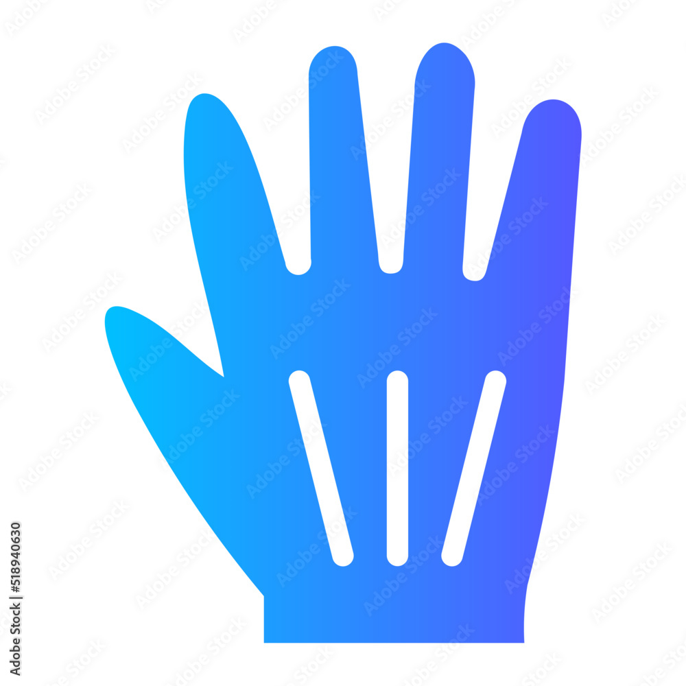 glove gradient icon glove gradient icon