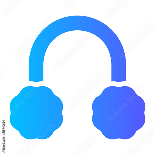 earmuff gradient icon