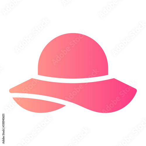pamela hat gradient icon