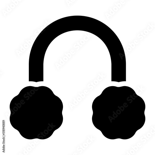 earmuff glyph icon