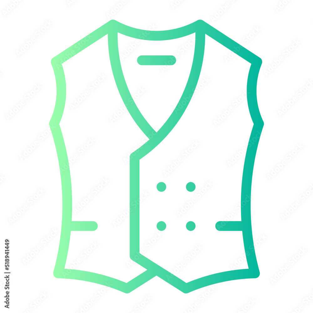 vest gradient icon vest gradient icon