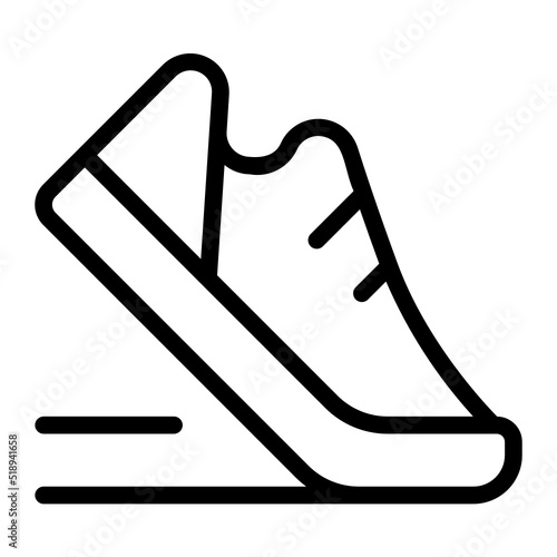 sneaker line icon