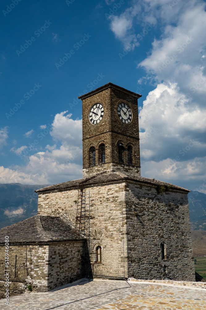 Gjirokaster, Albania The Gjirokaster Castle, a Unesco site.
