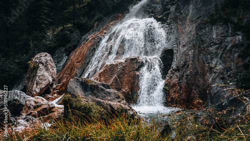 Waterfall in Austria  Moody 