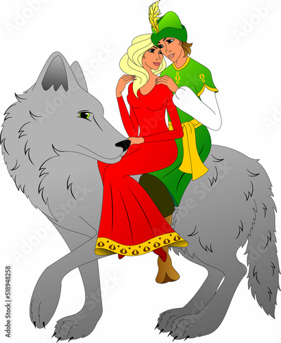 ivan tsarevich and the gray wolf, russian fairy tale