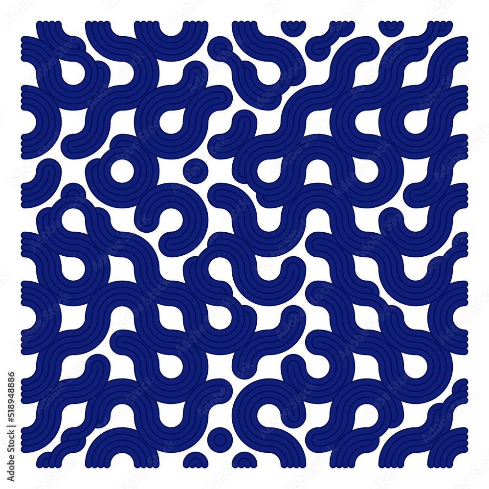 Color truchet tiling connections illustration Color truchet tiling connections illustration