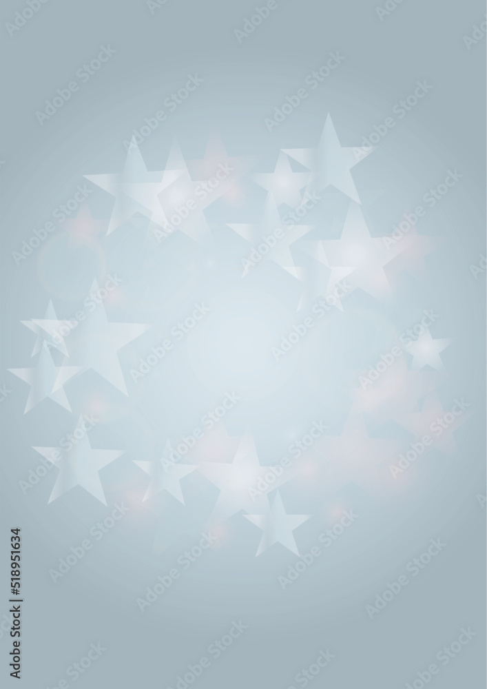 Fototapeta premium Vector Magical Glowing Background with Silver and Purple Falling Stars on Grey. Sparkle Star Sky Cover and Card Design. Glittery Confetti Frame. Christmas and New Year Poster. Baby Fairy Print.