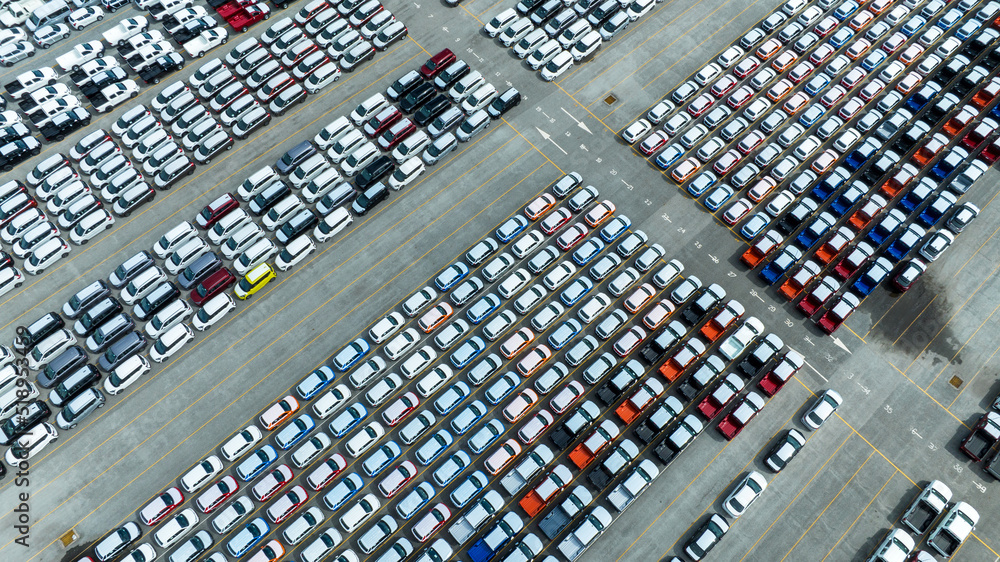 Many new cars parking before shipping to Dealer Customer, Care shipping to Ro-Ro Ship for import export Freight forwarding , Logistics transportation dealer shipping Cars Cars Export Terminal at Yokoh Many new cars parking before shipping to Dealer Customer, Care shipping to Ro-Ro Ship for import export Freight forwarding , Logistics transportation dealer shipping Cars Cars Export Terminal at Yokoh
