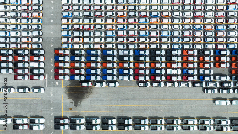 Many new cars parking before shipping to Dealer Customer, Care shipping to Ro-Ro Ship for import export Freight forwarding , Logistics transportation dealer shipping Cars Cars Export Terminal at Yokoh Many new cars parking before shipping to Dealer Customer, Care shipping to Ro-Ro Ship for import export Freight forwarding , Logistics transportation dealer shipping Cars Cars Export Terminal at Yokoh