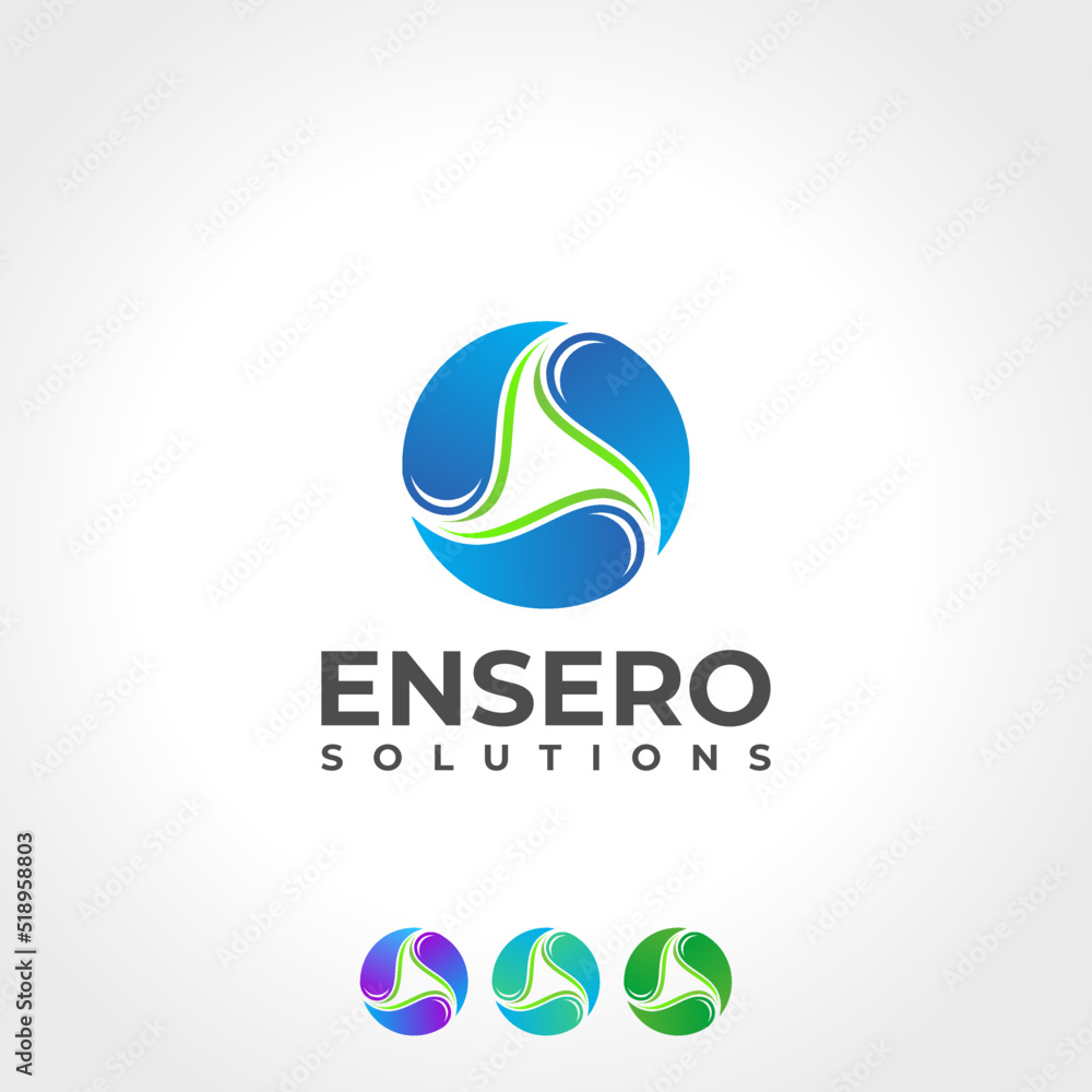 Abstract logo for business company. Corporate identity design element