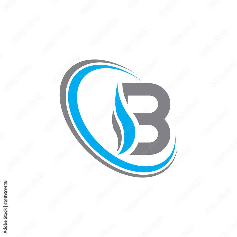 B letter vector illustration B letter vector illustration