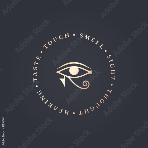 Eye Of Horus Logo on dark background
