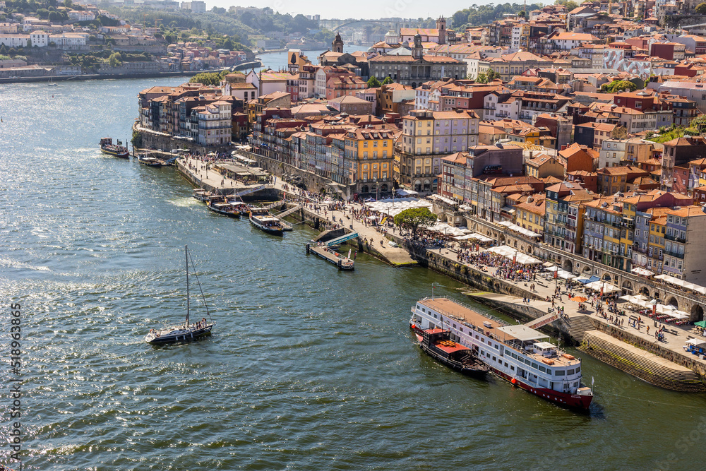 Obraz premium Cidade do Porto, Portugal e Rio Douro