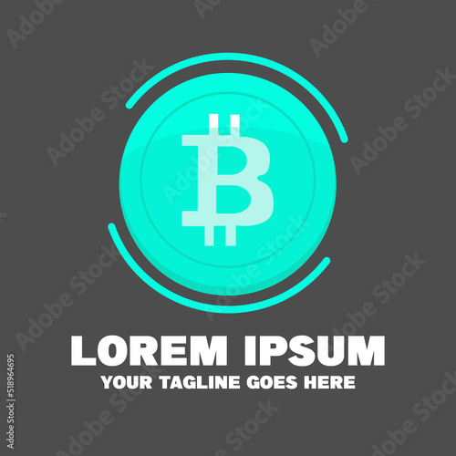 Bitcoin Teal Logo