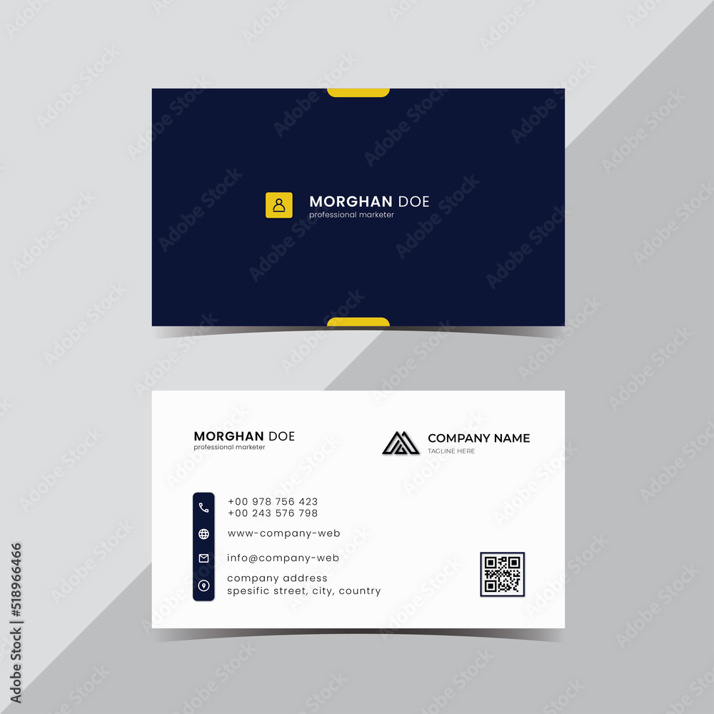 Creative modern business card template Creative modern business card template