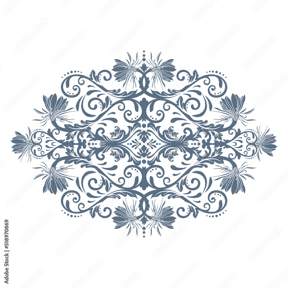 frame with floral ornament, vector artwork frame with floral ornament, vector artwork