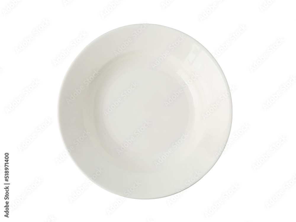 isolated ceramic plate on white background isolated ceramic plate on white background