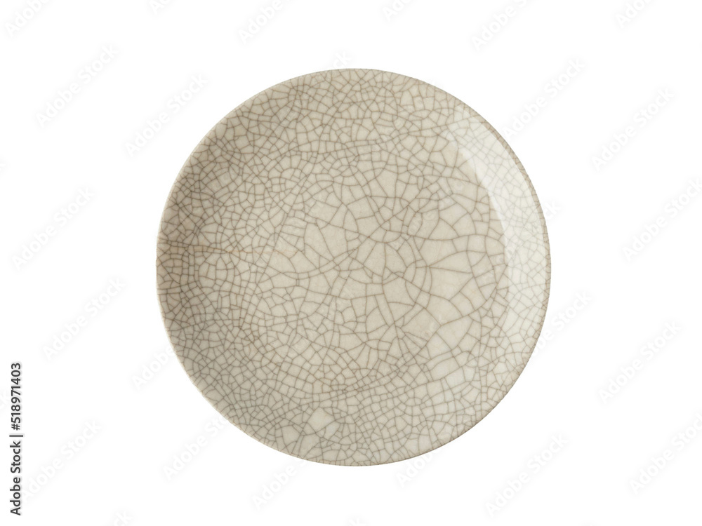 isolated ceramic plate on white background isolated ceramic plate on white background