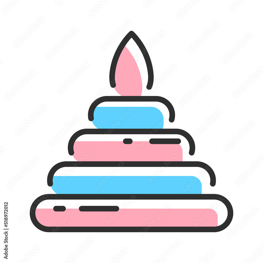Children toy icon. Vector illustration Children toy icon. Vector illustration