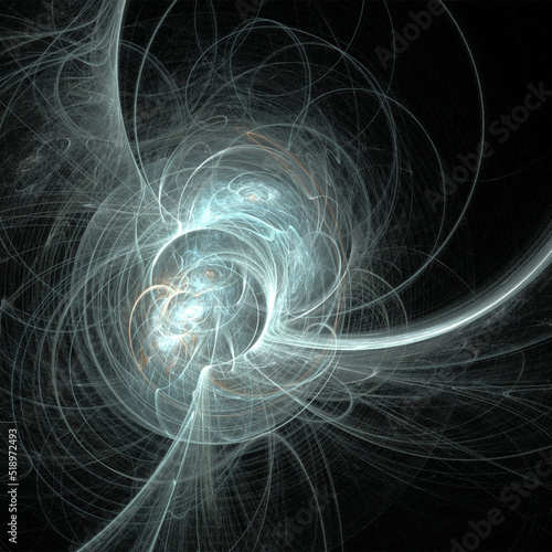 graphic black and blue space illustration, star system, rendering, design