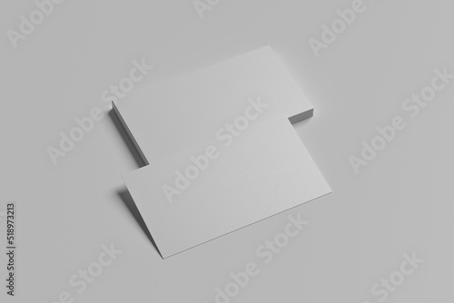 blank business card mockup