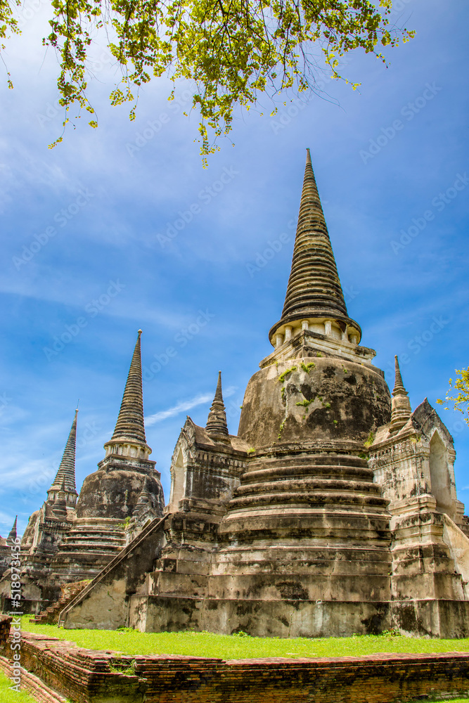 The Prang in Wat Phra Si Sanphet, which means The Prang in Wat Phra Si Sanphet, which means