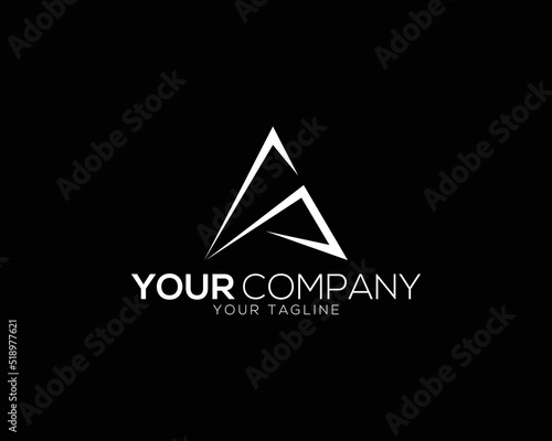 AS, SA or S, A Letter Initial Logo Design Concept Vector illustration. photo