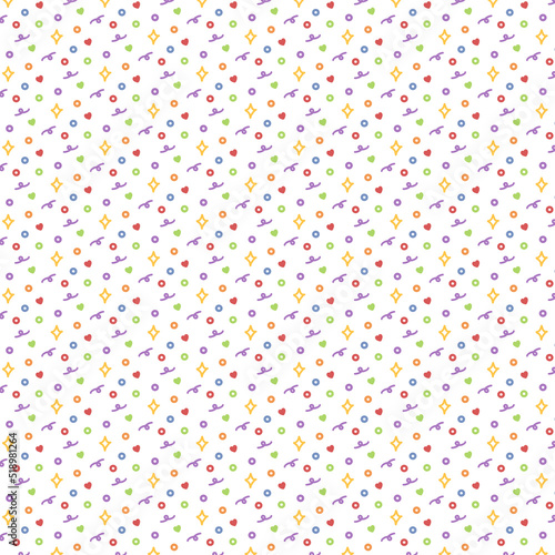 seamless pattern with abstract shape