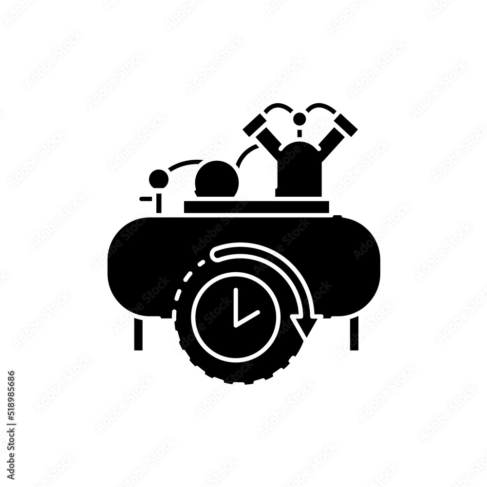 Compressor rental olor line icon. Pictogram for web page, mobile app, promo. Compressor rental olor line icon. Pictogram for web page, mobile app, promo.