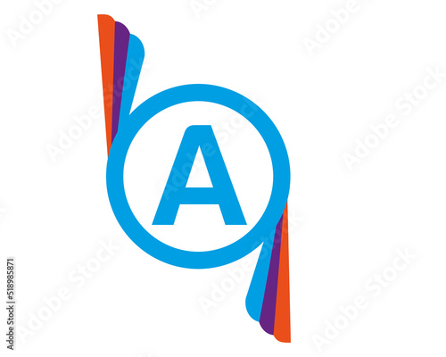 A abstract logo vector template photo