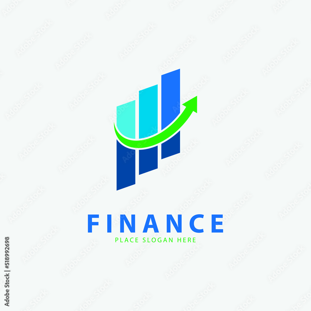 Green Arrow Financial chart Logo Design Template Vector Icon, Simple Illustration Logo For Financial Company. Green Arrow Financial chart Logo Design Template Vector Icon, Simple Illustration Logo For Financial Company.