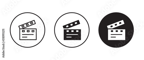 Free Download Video icon. film strip vector, flat design best vector icon - GFXLoad