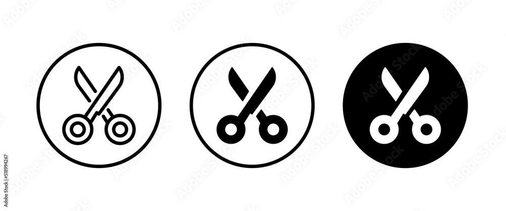 scissors icon, cut, Cutting icons button, vector, sign, symbol, logo, illustration, editable stroke, flat design style isolated on white linear pictogram scissors icon, cut, Cutting icons button, vector, sign, symbol, logo, illustration, editable stroke, flat design style isolated on white linear pictogram