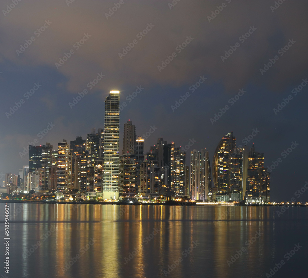 Vista de los Edificios en punta Paitilla Panamá