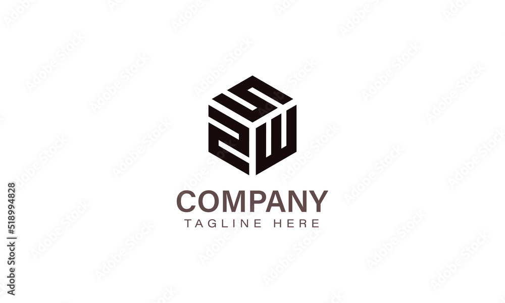 Letter SZW Logo, Three Letter Logo, Alphabet S Z W Hexagon Shape Vector Icon Template Letter SZW Logo, Three Letter Logo, Alphabet S Z W Hexagon Shape Vector Icon Template