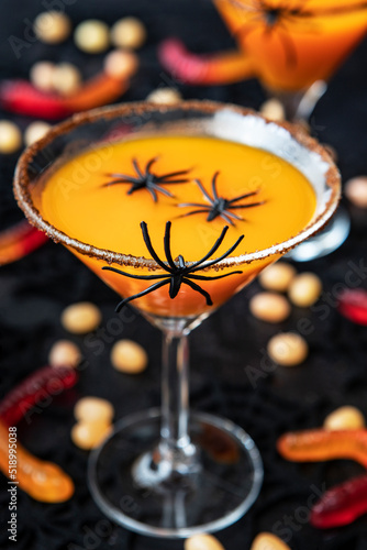 Halloween drink and  decotations   for Halloween photo